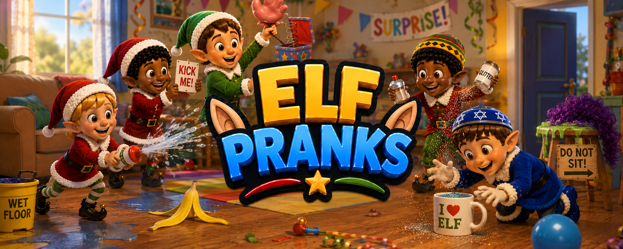 Elfables elf prank ideas — funny holiday elf ideas for kids