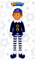 Geltie Hanukkah elf doll - Elfables poseable plush Hanukkah toy for kids ages 3+